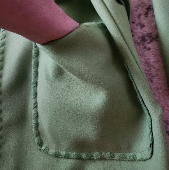 NWOT Draper James Blanket Stitch Wrap Jacket - Picture 4 of 9